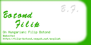 botond filip business card